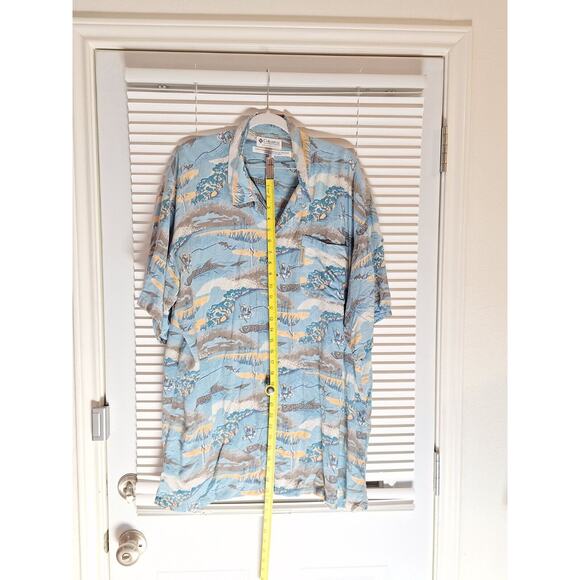 Columbia Size XL Men's Button Up Short sleeve Shirt - Picture 6 of 10